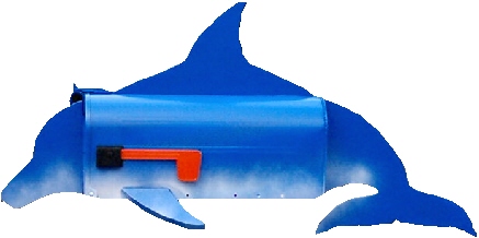 Dolphin mailbox, Porpoise Mailbox