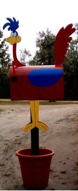 Road runner mailbox, Roadrunner mailbox